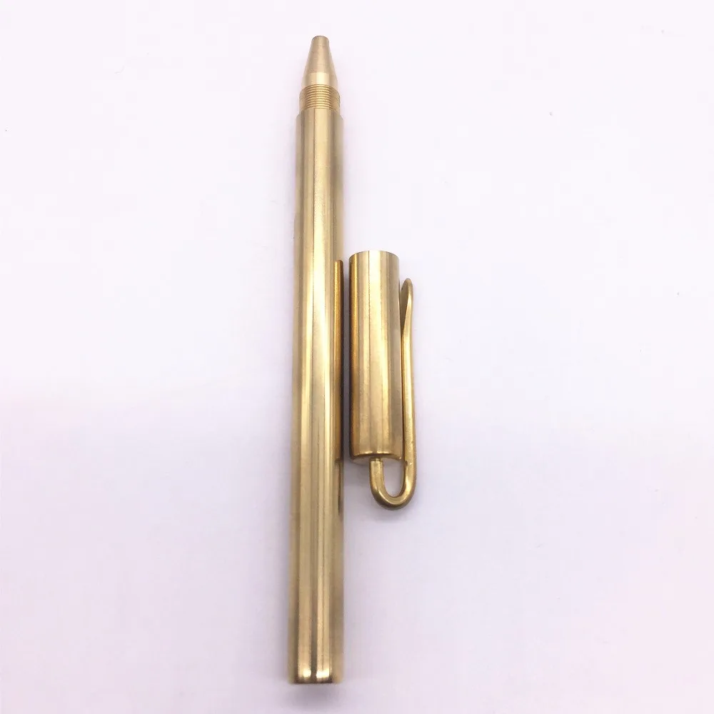 EDC Signature Copper Pen Black Ink Brass Gold Pen Pure Metal Pen Copper Gift Pen Camping Glass Breaker Gear Outdoor Survival EDC Signature Copper Pen Black Ink Brass Gold Pen Pure Metal Pen Copper Gift Pen Camping Glass Breaker Gear Outdoor Survival