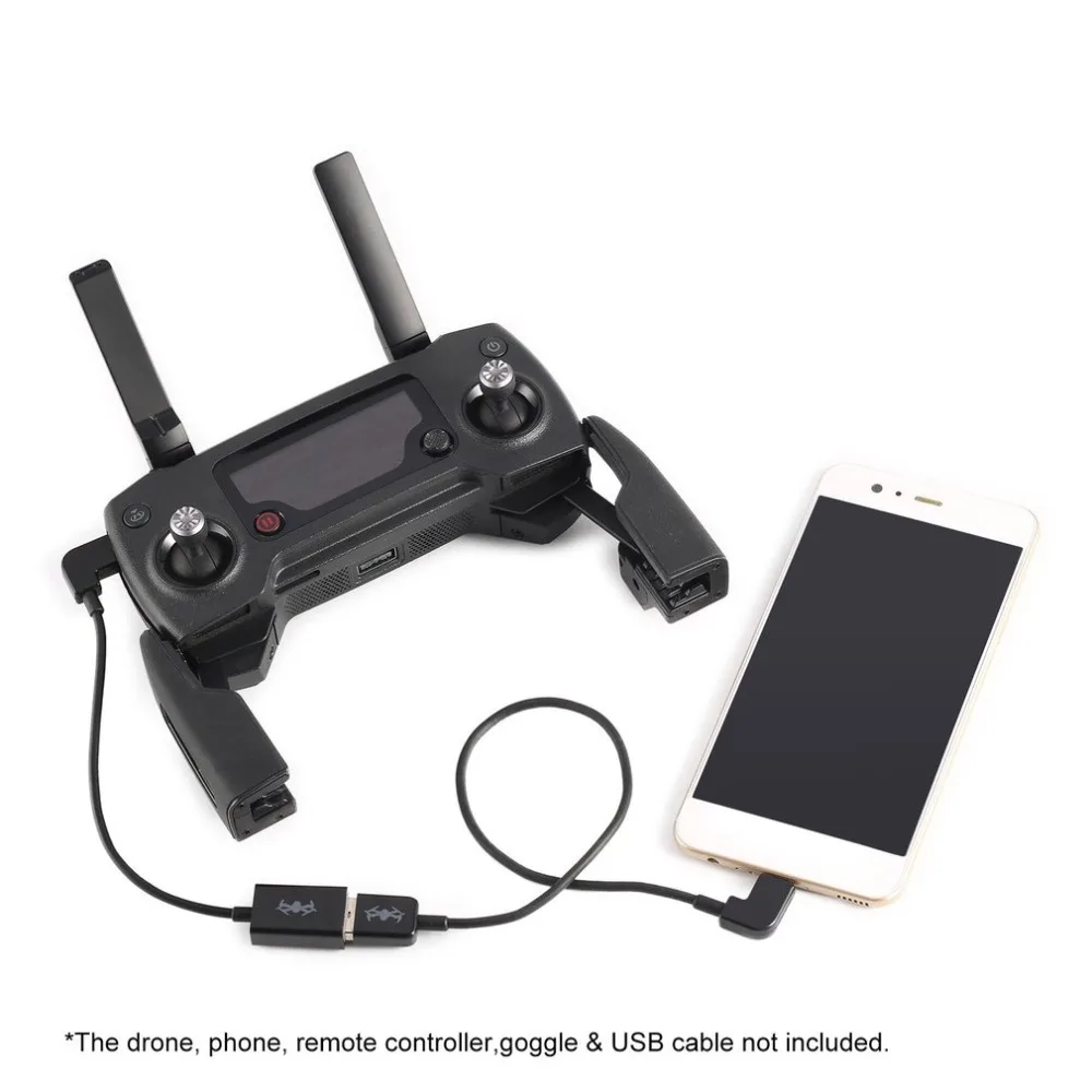 17 см USB OTG адаптер USB OTG кабель для DJI Mavic Pro Air Spark Радиоуправляемый fpv-дрон пульт дистанционного управления и очки