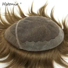 Hstonir Для мужчин S французский Кружево парик бордовый волосы с Синтетическое закрытие волос Подпушка Best Для мужчин echthaar Данн Haut светлые волосы парик H039