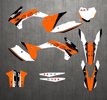 

For KTM EXC EXCF 2014 - 2016 SX SXF 2013 2015 Full set Sticker Kit Customized Number Graphics Backgrounds Personality Decals