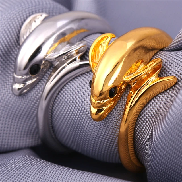 Dolphin Kiss Engagement Ring