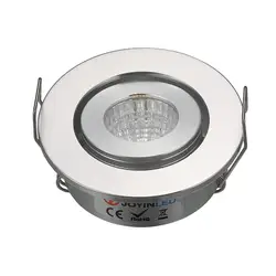 Внутреннее бескорпусное освещение круглый лампа рассеянного освещения для установки на поверхности встраиваемые 3 W потолочный
