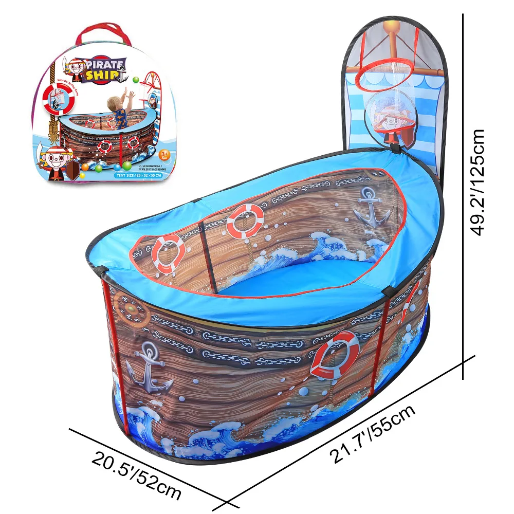 Детский Пиратский корабль, игровой домик, игрушка для детей, мяч, ямы, Игровая палатка, Детские шарики, бассейн, океан, шары, манеж для детей, Playgournd