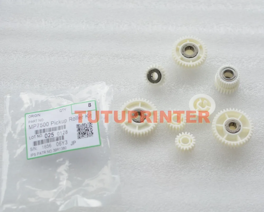 

For Ricoh AF2060 AF2075 MP5500 MP7500 MP6000 MP7001 paper tray gear kit, 8pc/set original quality. pickup gear kit