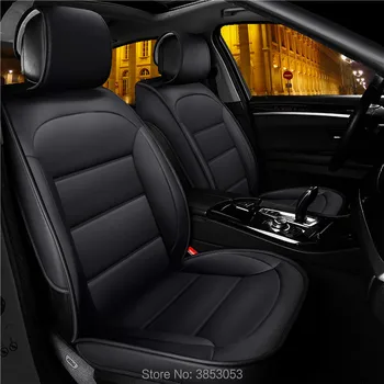 

Pu leather universal fit car seat cover four season for Toyota BMW Nissan Honda