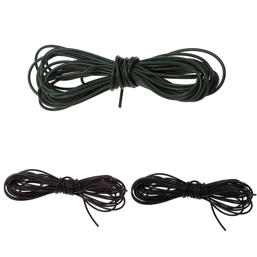 5m Silicone Rig Tube tubo Sleeve Fishing Lines Rig Sleeves For Carp Fishing Accessories plate - forme de tubes
