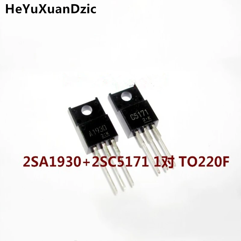 

10Pcs/ lot A1930 C5171 ( 5PCS 2SA1930 + 5PCS 2SC5171 ) TO-220 (BJT) PNP 180V 2A Transistor New Original Product