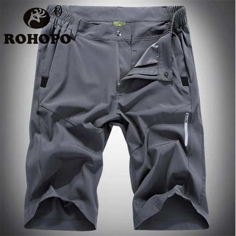 Полевой бренд Мужские Водонепроницаемые шорты Серый Армейский зеленый черный Модные мужские мягкие быстросохнущие пляжные шорты с эластичной талией