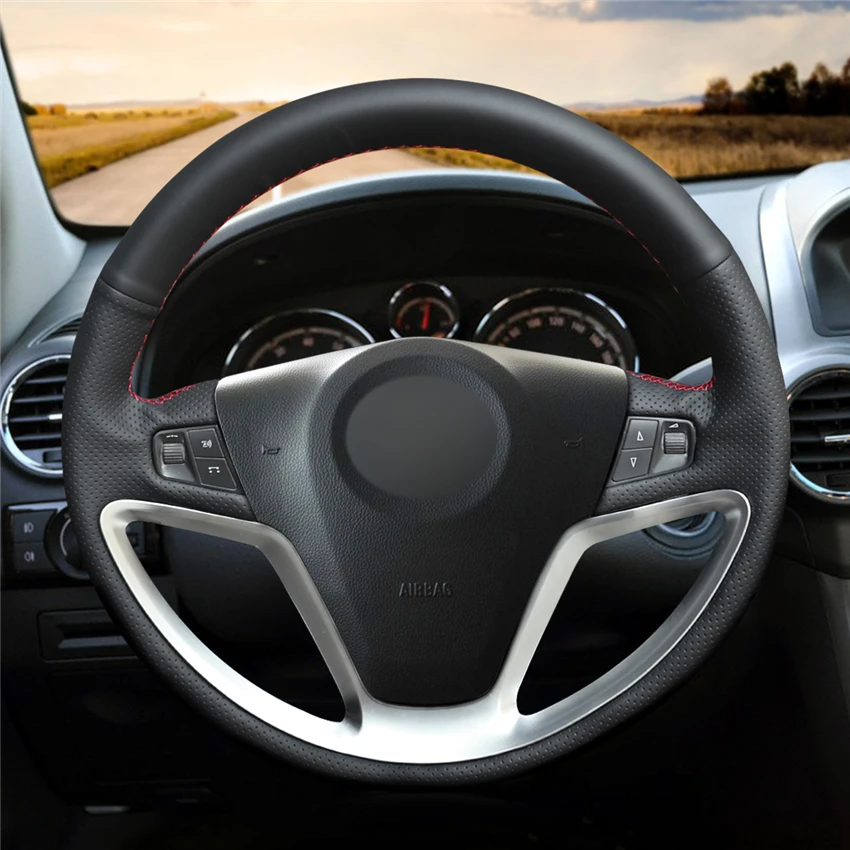 Сшитая вручную искусственная кожа для Opel Antara 2007 2008 2009 2010 2011 аксессуары|Чехлы на