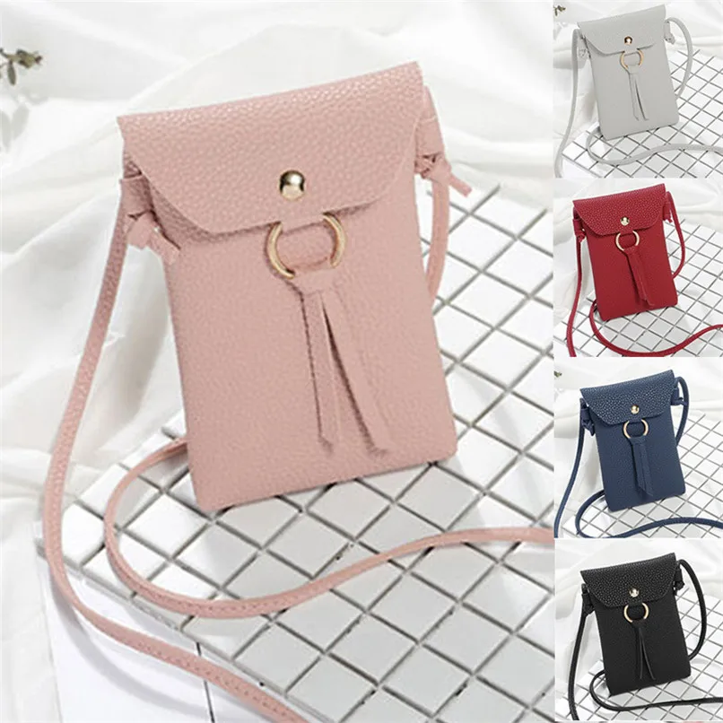 

New PU Leather Convenient bag Cell Phone Handbag wallet Neck Strap For Samsung For iPhone7 For Huawei For xiaomi