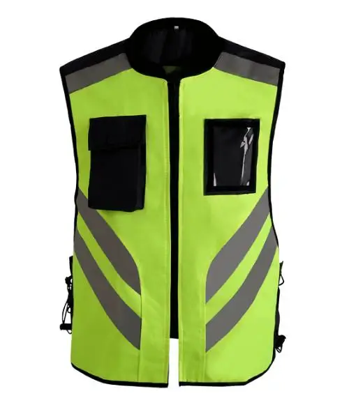 ФОТО Sports safety warning vest fluorescent riding clothes motorcycle reflective vests