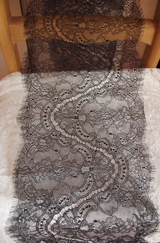 

black chantilly lace trim, bridal lace fabric