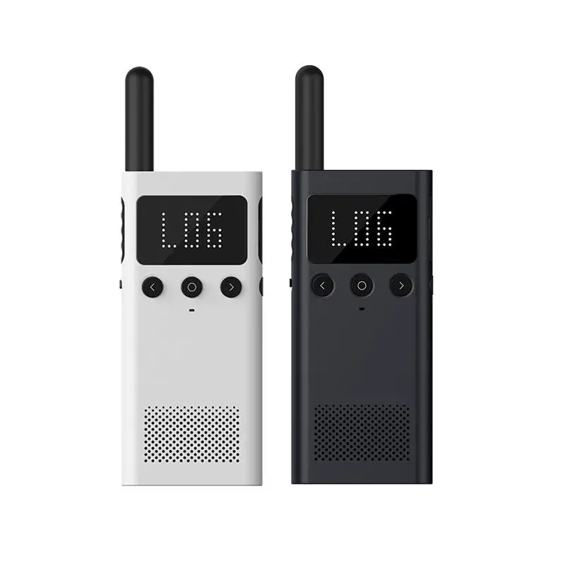 

Update Version Xiaomi Mijia Smart Walkie Talkie 1S With FM Radio Speaker Standby Smart Phone APP Location Share Fast Team Talk