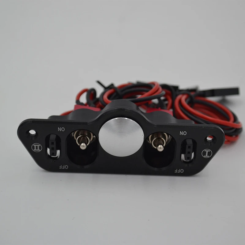 

Radio Control Toys Accessory 1 Piece Black Heavy Duty Dual ON-OFF Power Switch w/ Fuel Dot for RC Airplane Engine Outdoor