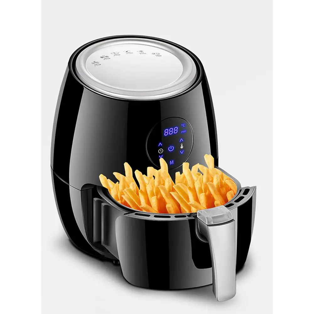 Adoolla 220V 3.8L Household Intelligent Touch Screen Smoke-Free Electric Fryer