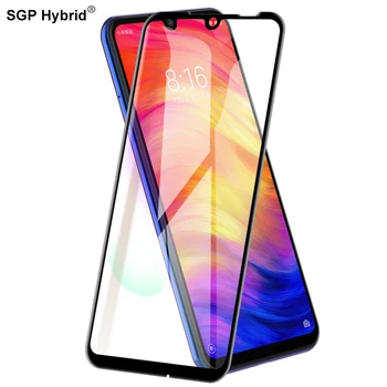Перейти на Алиэкспресс и купить Полное Защитное стекло для Xiaomi Redmi Note 7 pro 7s note7 note7s закаленное стекло на Xiomi Redmi 7 pro redmi7 9H защита экрана