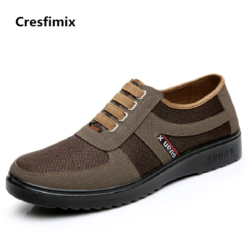 Мужские повседневные Лоферы Cresfimix удобные коричневые уличные слипоны для отдыха