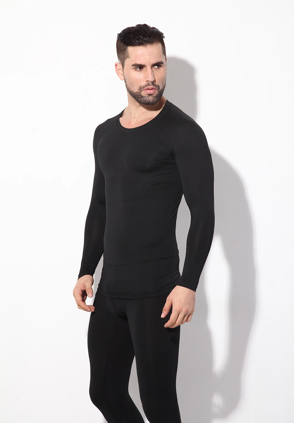 Base Layer Breathable Underwear Compression Pants Shirt Sets Cycling Clothes Stretch Tights Long Johns Sportswear Fitness Men