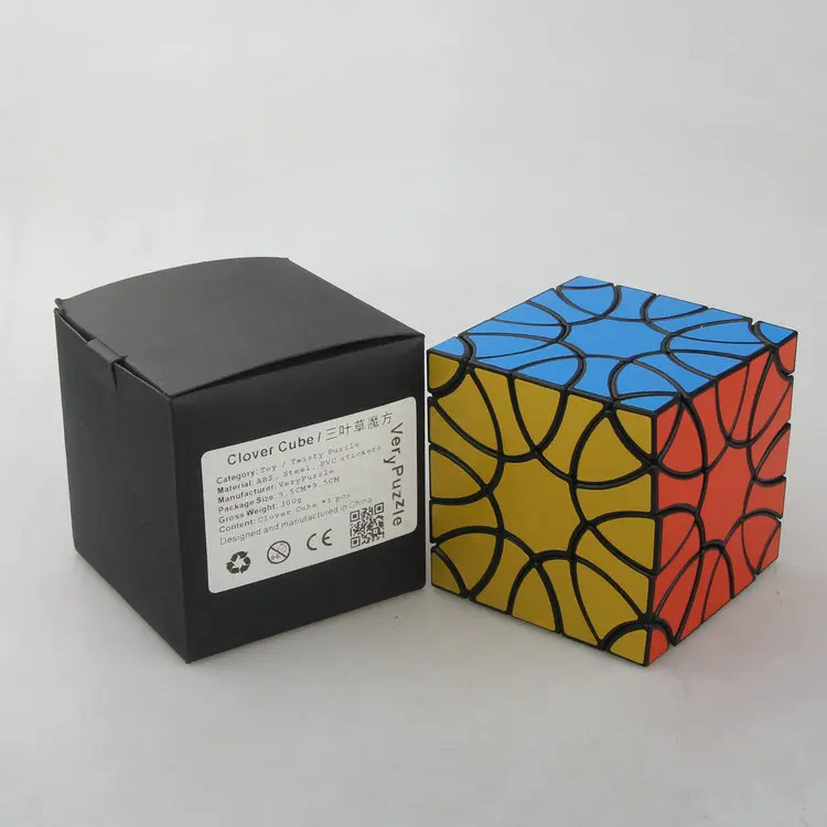 VeryPuzzle Клевер Cube Черный очень головоломки Cubo Magico черный идея подарка развивающие игрушки