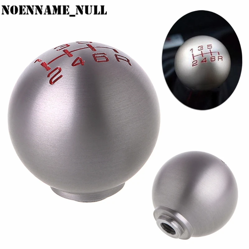 NoEnName_Null Aluminum 6 Speed Manual Shift Knob Gear M10x1.5 Thread