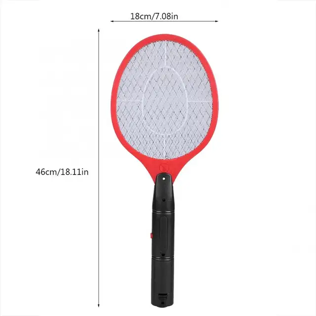 Cordless Electric Mosquito Swatter Summer Mosquito Killer Fly Bug Kill Trap Battery Power Insect Racket Swatter Home Accessories 6