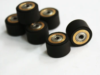 

vilaxh 6pcs 4X10X16mm Pinch Roller Cutting Plotter Rubber Pinch Roller for mimaki Graphtic Cutting Plotter Rubber Roller