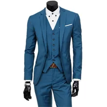 font b Suit b font jacket font b Vest b font trousers Three piece sets
