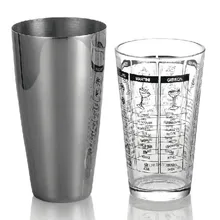 2 шт из нержавеющей стали мартини комплект с Бостонским шейкером прибор для домашнего бара 26 и 16 унций для бармена напиток вечерние барные инструменты