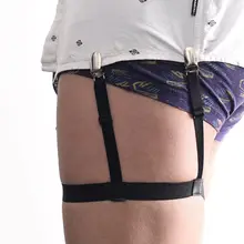 2 шт./пара рубашка шорты с эластичным поясом и с Non-с блокировкой скольжения зажимы ног бедра чулок держатель подвязки на регулируемых бретельках для девочек