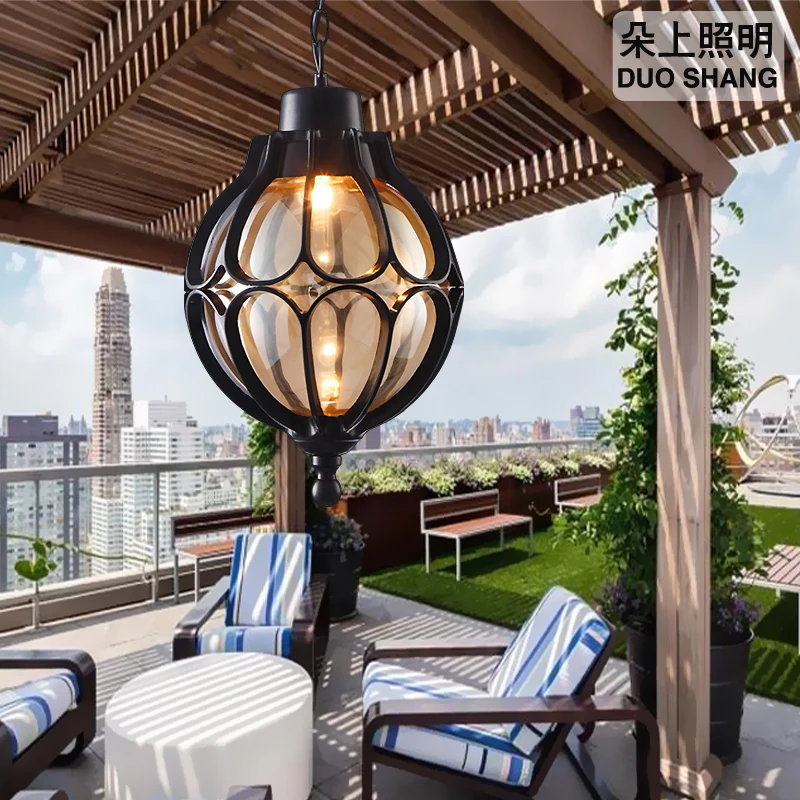 Outdoor Light Vintage Pendant lamps simple balcony corridor Courtyard