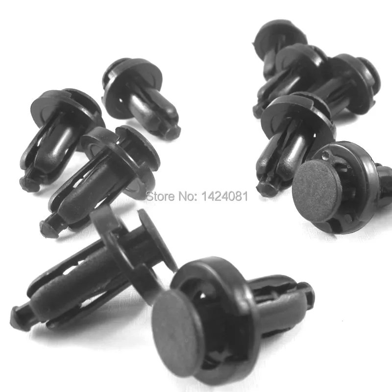 100x Front & Rear Bumper Hood Fender Splash Guard Retainer Clips