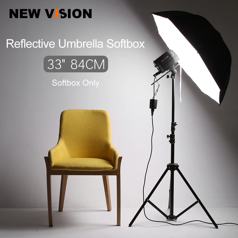 

33" /84cm Photo Studio Flash Stobe Lighting Reflective Umbrella Softbox