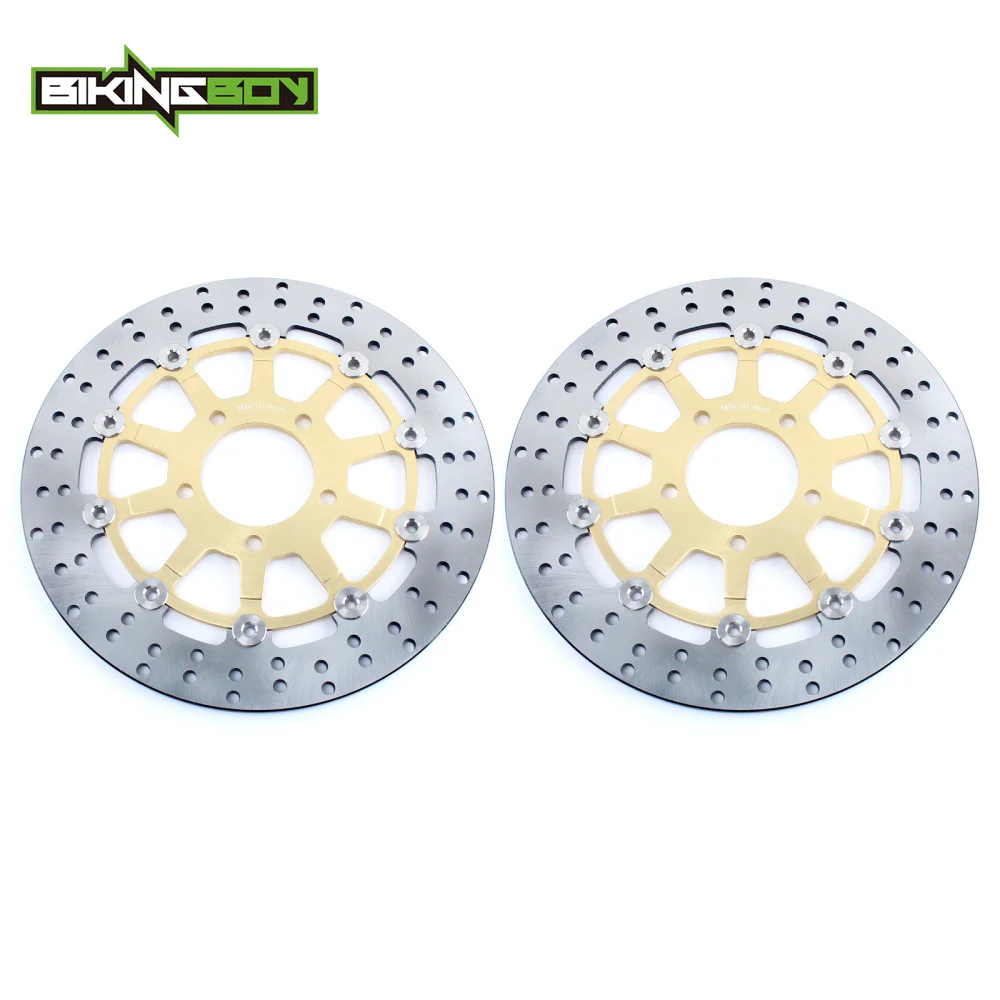 

BIKINGBOY Front Brake Discs Disks Rotors For Suzuki GSF 650 Bandit S ABS 2004 2005 2006 GSX 600 F Katana SV 650 SV650S GSX750F
