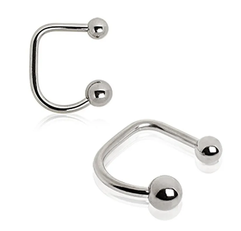 

50pcs Free Shippment Surgical Steel Lip/Labret Ring Body Piercing earring NEW body jewelry 16g~1.2mm