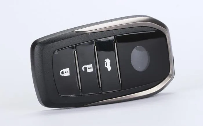 2 кнопки/3 кнопки смарт-карты дистанционного ключа оболочки крышка для Toyota Riez RAV4 Highlander Camry Prado с смарт-ключа брелок чехол