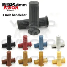 1 ”guidão da motocicleta para Harley Davidson motorbike handle bar aperto de borracha macia colorido retro 1 polegada unviersal 25mm 28mm hot