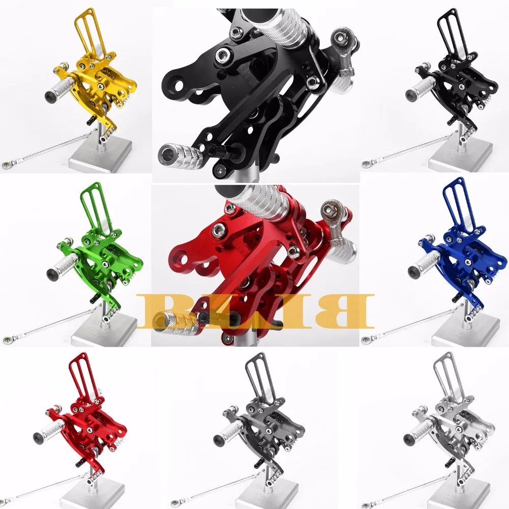 8 видов цветов CNC Rearsets для Honda CBR 400RR 900RR 893cc 919RR SC33 NC29 NC28 задний комплект