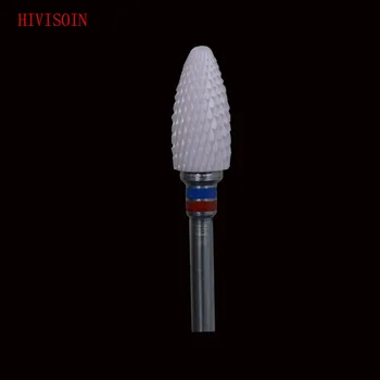 

5 Pcs Pink Zirconia Ceramic Dental Lab Burs - Bullet Shape -Cross cut (2601.060)
