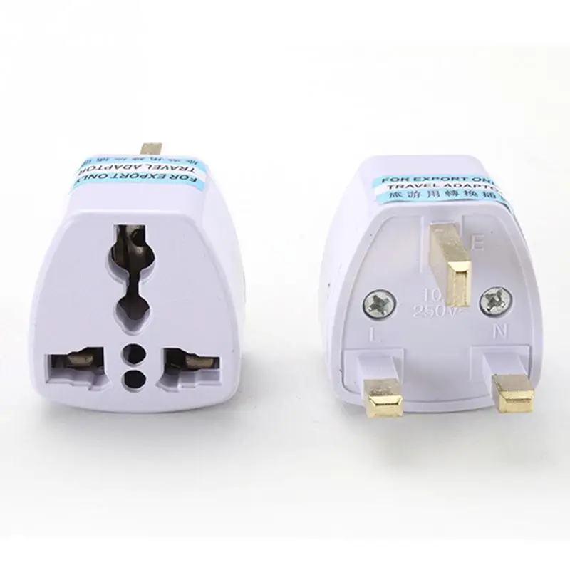 Practical Universal Power Adapter Travel Plug Converter - 1 Piece: EU UK AU to US USA, 2 Flat Pin image 2