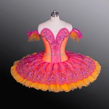 Новое поступление для взрослых Профессиональный индивидуальный заказ для сахарной сливы Фея балетное представление или соревнование ребенка размер пачка BT9058
