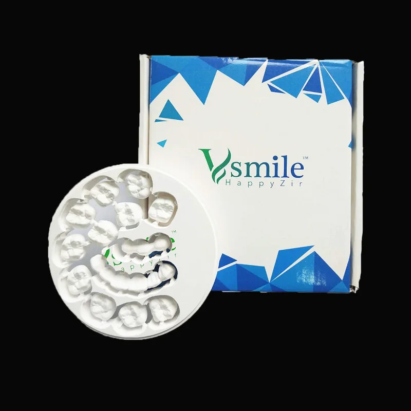 Dental Zirconia Block Open CAD CAM System High translucent zirconia 98 95 71 mm 3