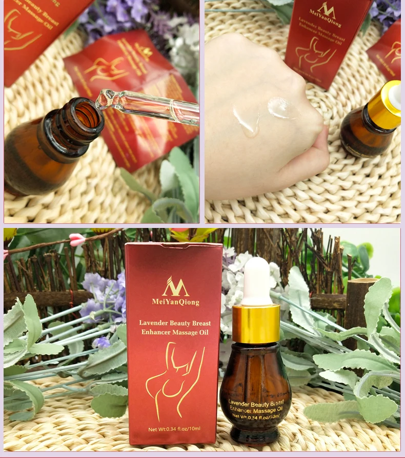 Natural Plant Type Lavender Breast Enhancement Tightness Big Bust Breast Care Cream Massage Oil Breast Growth Essence TSLM1