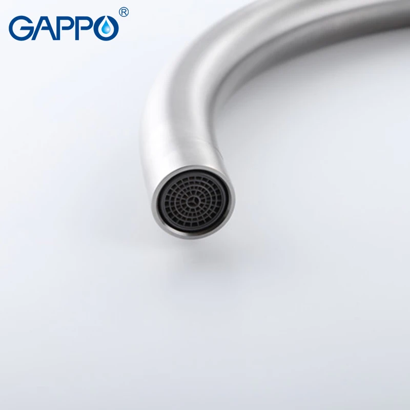 Gappo Кухонные смесители из нержавеющей стали вращающийся кухонный кран для питьевой воды гибкий смеситель для раковины водопроводный кран на бортике