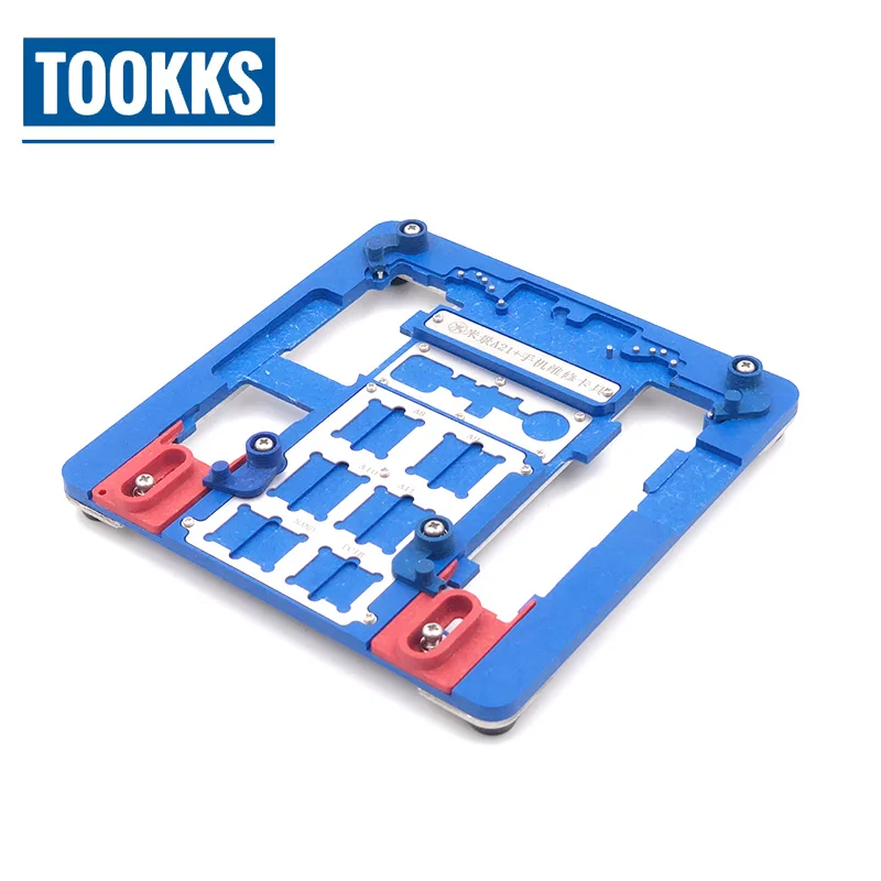 MJ A21+ ремонт материнской платы приспособление PCB держатель для iPhone 5S/6/6 S/6SP/7/7 P/8/8 P/XR для A7 A8 A9 A10 логическая плата чип приспособление