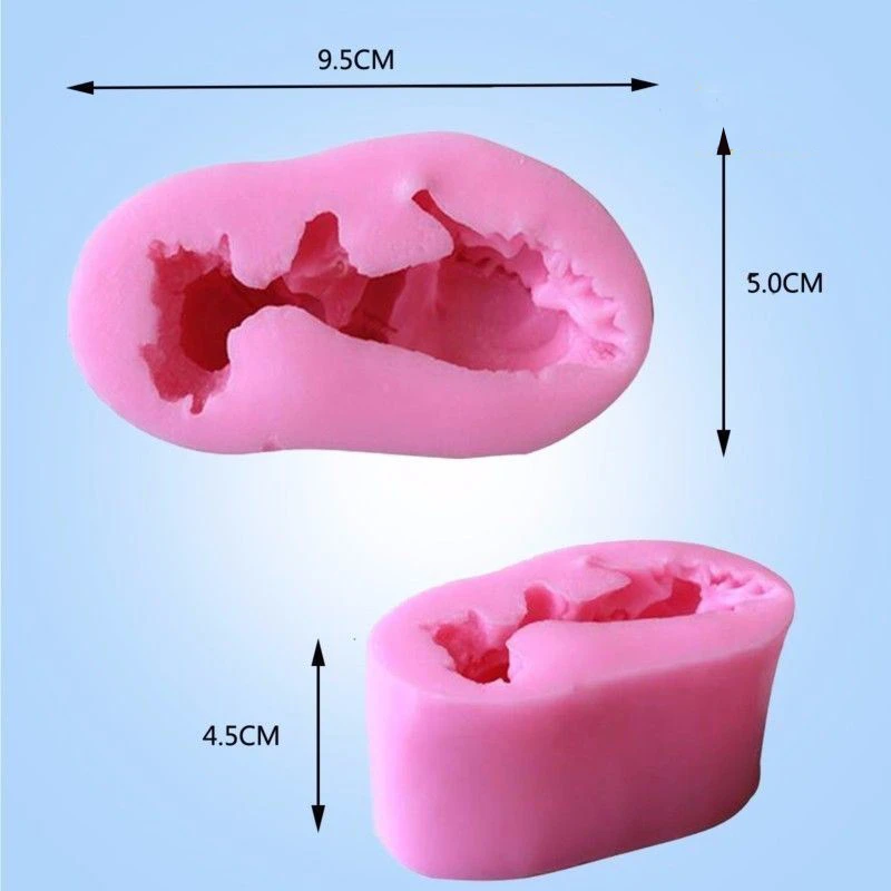 3D Fondant DIY Cake Mold Silicone Mould Angel Baby Girl Baking Decoration Soap Molds