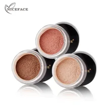 NiceFace макияж мерцающий свободный порошок водонепроницаемый контроль масла Хайлайтер для лица прессованная тональная крем-пудра стойкий консилер для лица