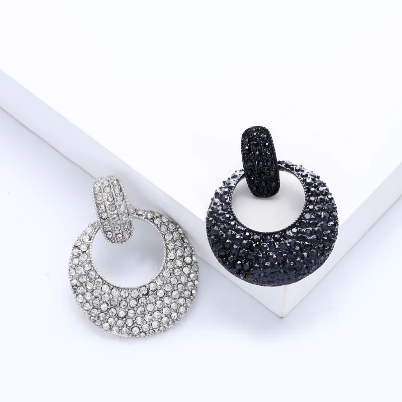 

2019 New Sale Fashion jewelry Crystal from for Swarovski Zircon Sexually simple zircon earrings For Women and female