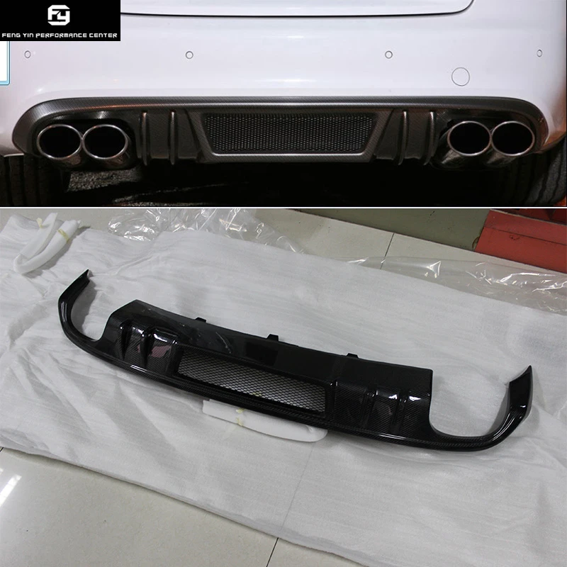 

A5 Coupe car styling Carbon fiber Rear bumper Diffuser For Audi A5 Coupe Car Rear Bumper Lip 09-11