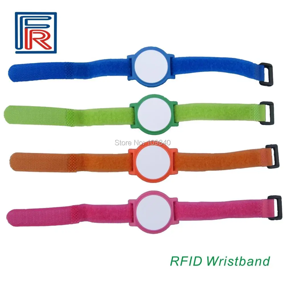 Высококачественный наручный браслет из нейлона 125 кГц/браслет с чипом EM для контроля доступа/События/Электронные билеты, только 100 шт/лот