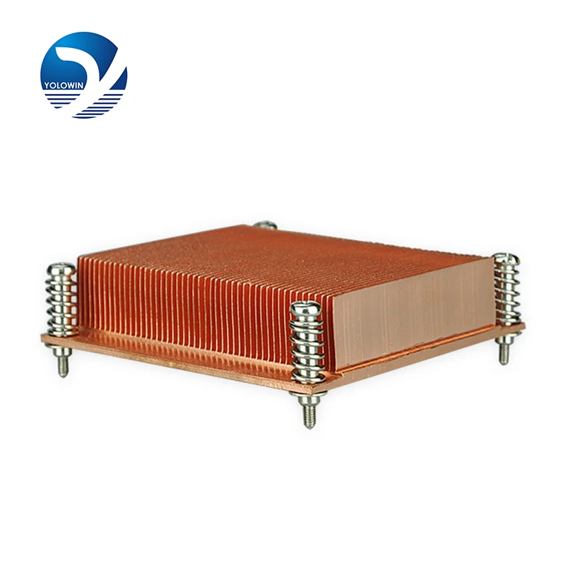 Heatsink Computer Form relieved tooth Screw and Spring